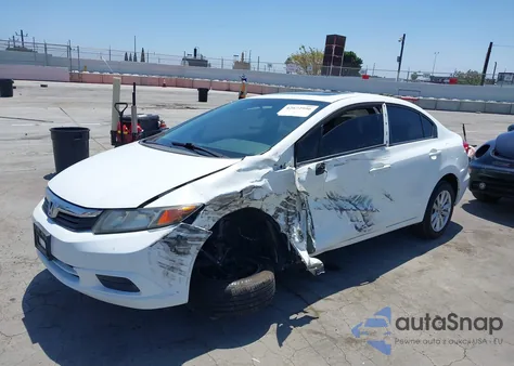2012 Honda Civic Ex from USA, damaged, VIN 2HGFB2F86CH310927